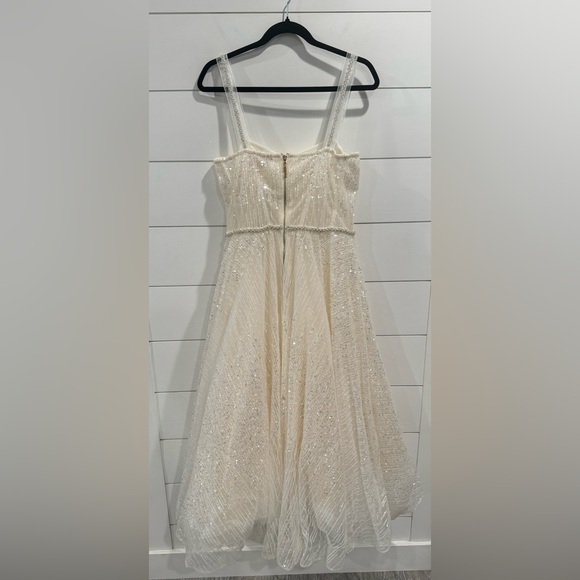 NWT Bronx and Banco white Mademoiselle Bridal midi dress - Picture 9 of 16